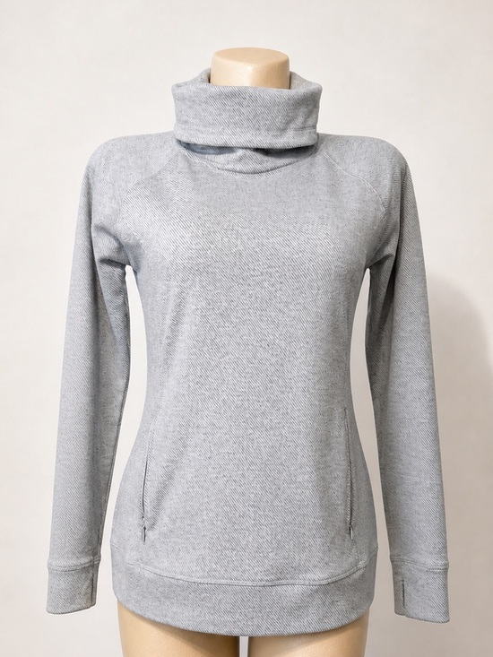 kyodan Outdoor Sweaters - Kyodan Outdoor Light Grey Cowl Neck Sweatshirt Size M | Athleisure Pullover